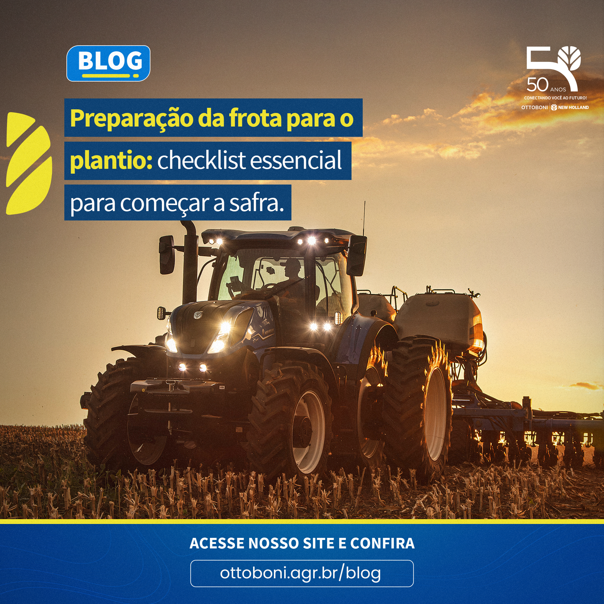 Preparação da frota para o plantio: checklist essencial para começar a safra