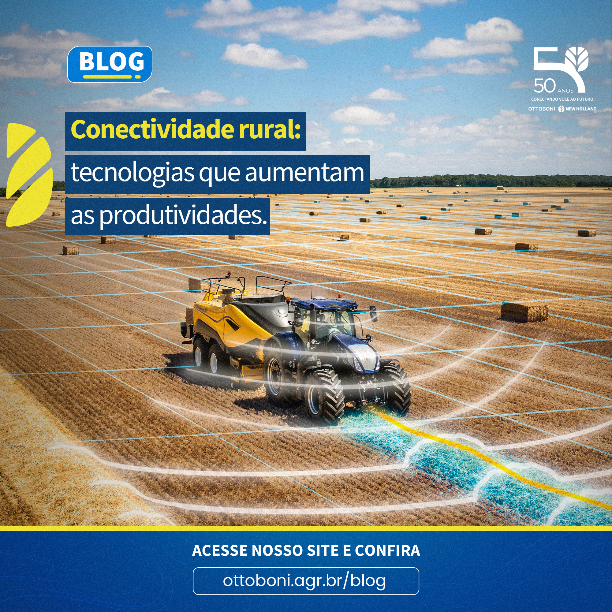 Conectividade rural: tecnologias que aumentam a produtividade