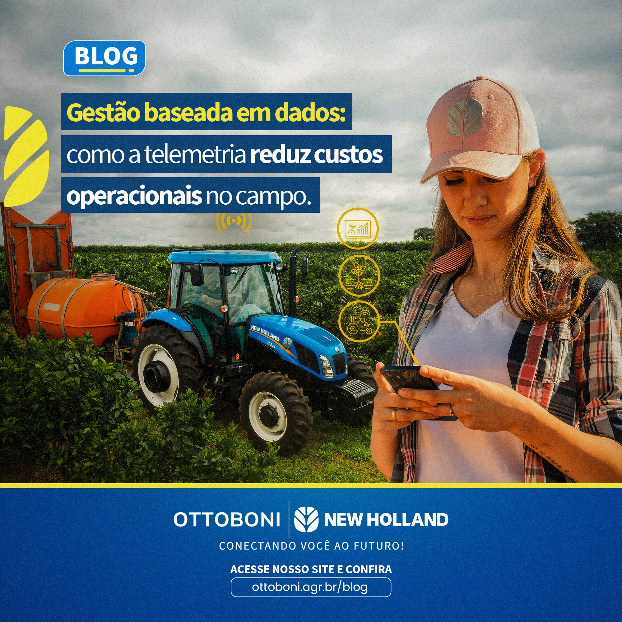 Gestão baseada em dados: como a telemetria reduz custos operacionais no campo